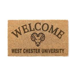 Jardine - West Chester Golden Rams 18" x 34" Welcome Coir Doomat - Brown