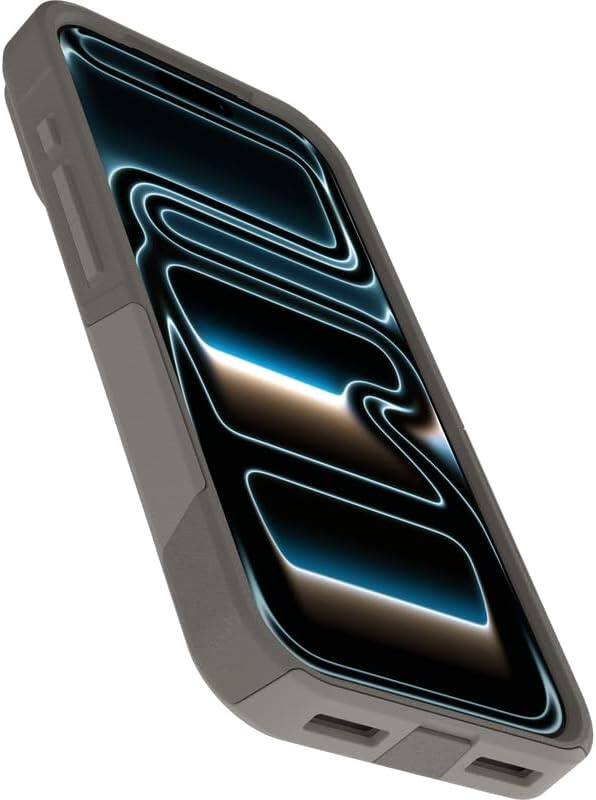 Alt View 1. OtterBox - OtterBox iPhone 17 Pro, Bundle: Commuter Series MagSafe Case & Screen Protector - Built-in magnets - Thin & Protective - Grey Comfort (Beige).