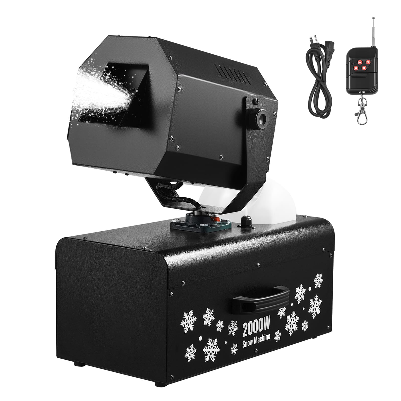 VEVOR - Snow Machine, 2000W 90°Shaking Head Snow Maker by Wireless/Wired Remote Control, High Output Snowmaking Machine - Black price history on PriceWatchPro