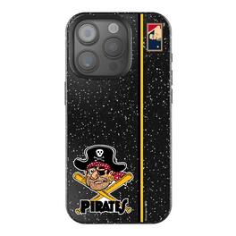 Keyscaper - MLB - Pittsburgh Pirates 1958 Logo iPhone Bling Case - 14 - Black