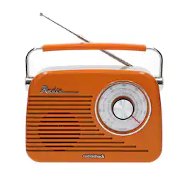 RadioShack - Portable Retro AM/FM/SW 3-Band Radio with High-Power Speaker, Rechargeable Battery, Bluetooth 4001802
