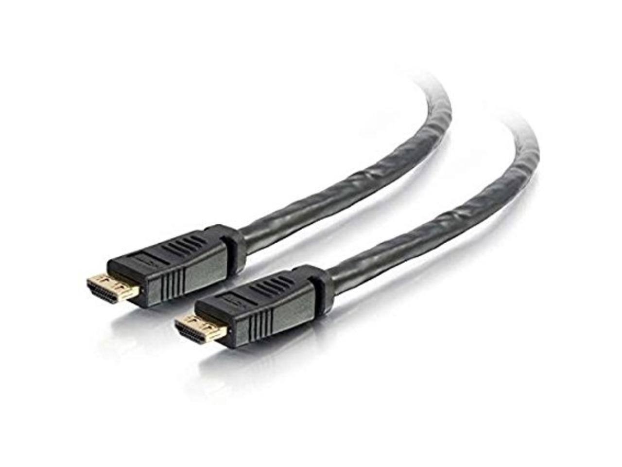 Alt View 6. Cables to Go - C2G 42529 4K HDMI Cable (60Hz), Gripping, CL2P, TAA, Black (25ft).