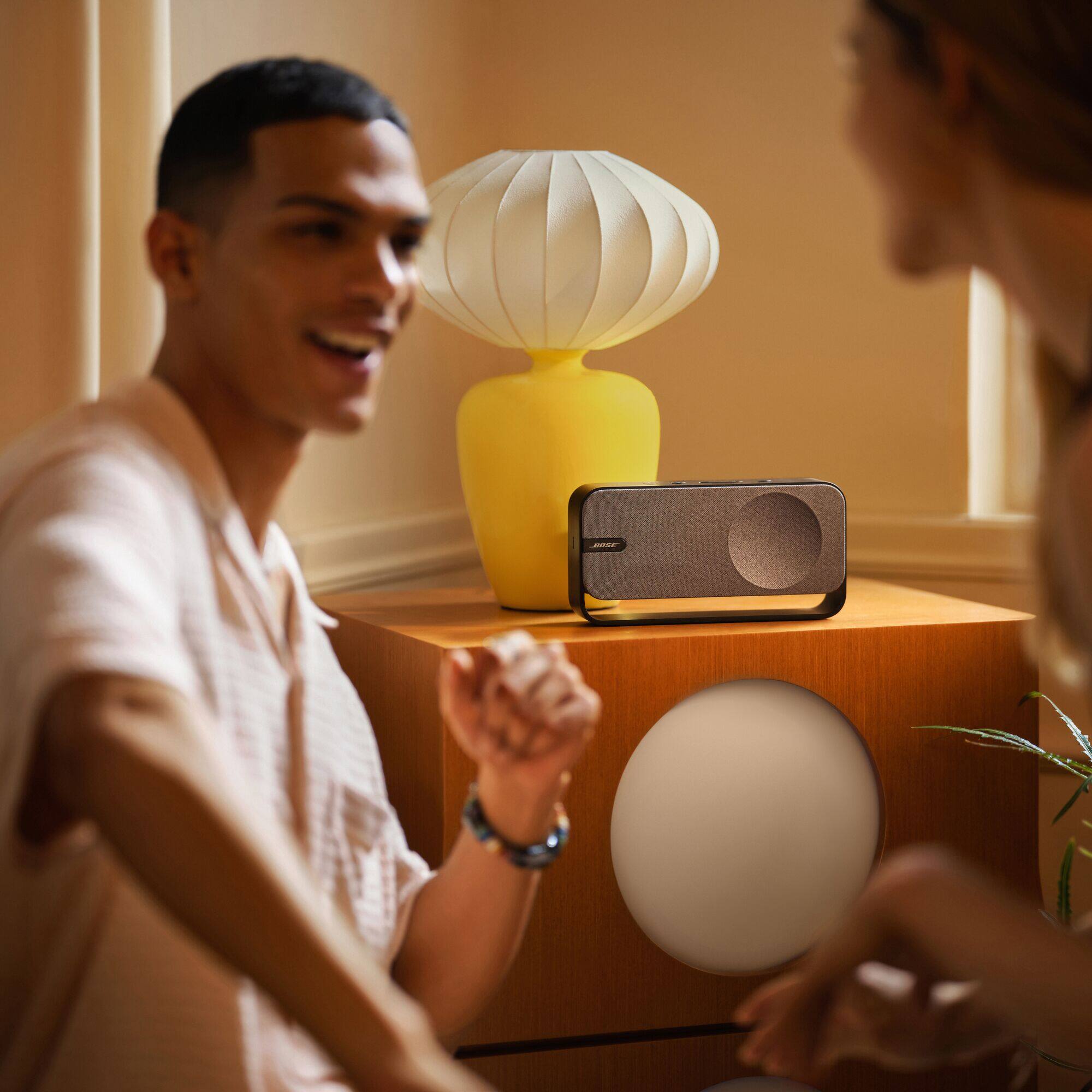 Alt View 3. Bose - SoundLink Home Portable Bluetooth Speaker - Cool Gray.