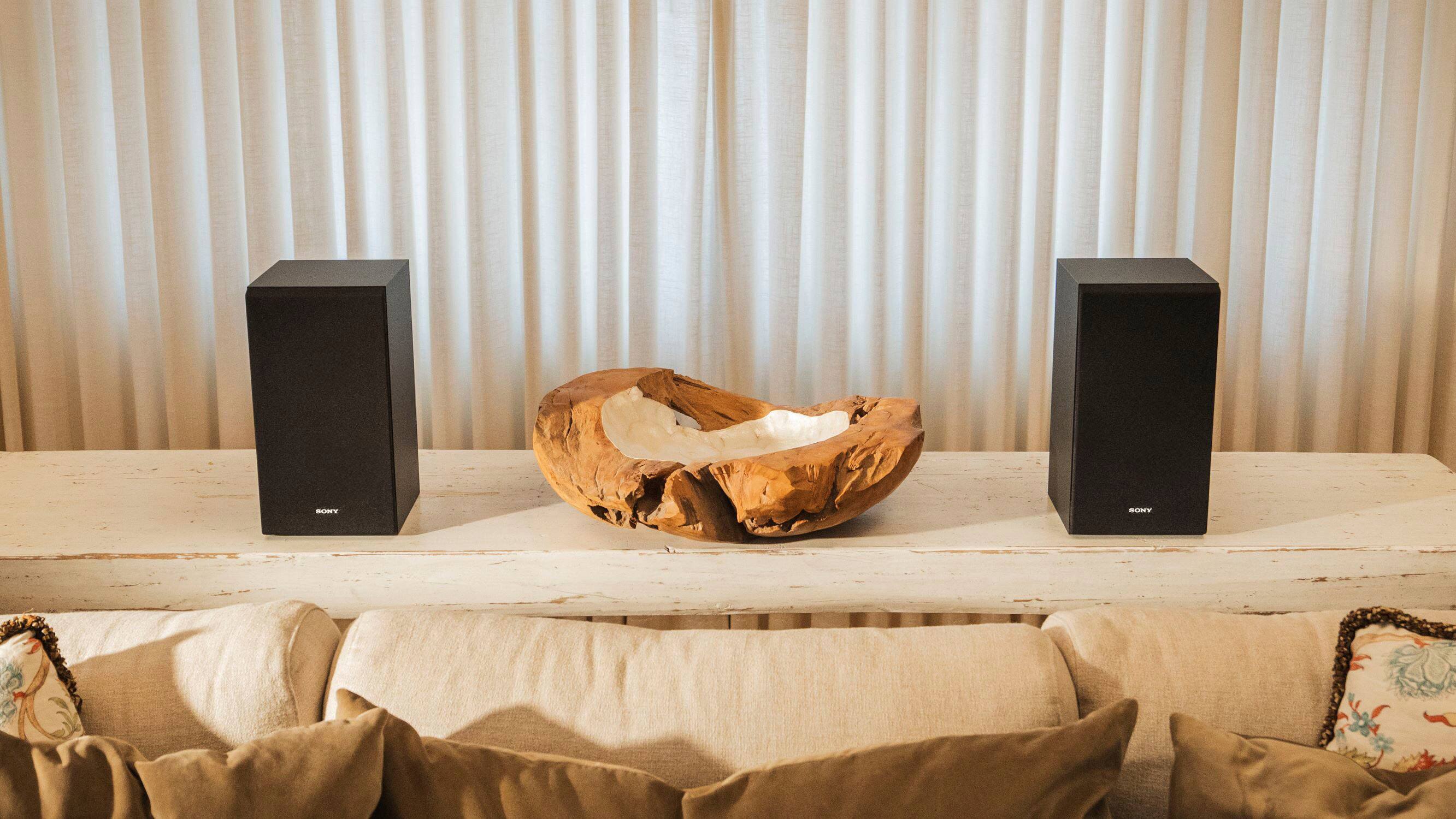 Alt View 1. Sony - CS Speakers - 3-way 3-driver hi-res Bookshelf speakers (2025) pair - Black.