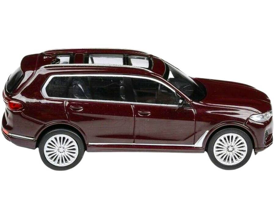 Alt View 1. Paragon - BMW X7 Ametrine Red Metallic 1/64 Diecast Model Car by Paragon.
