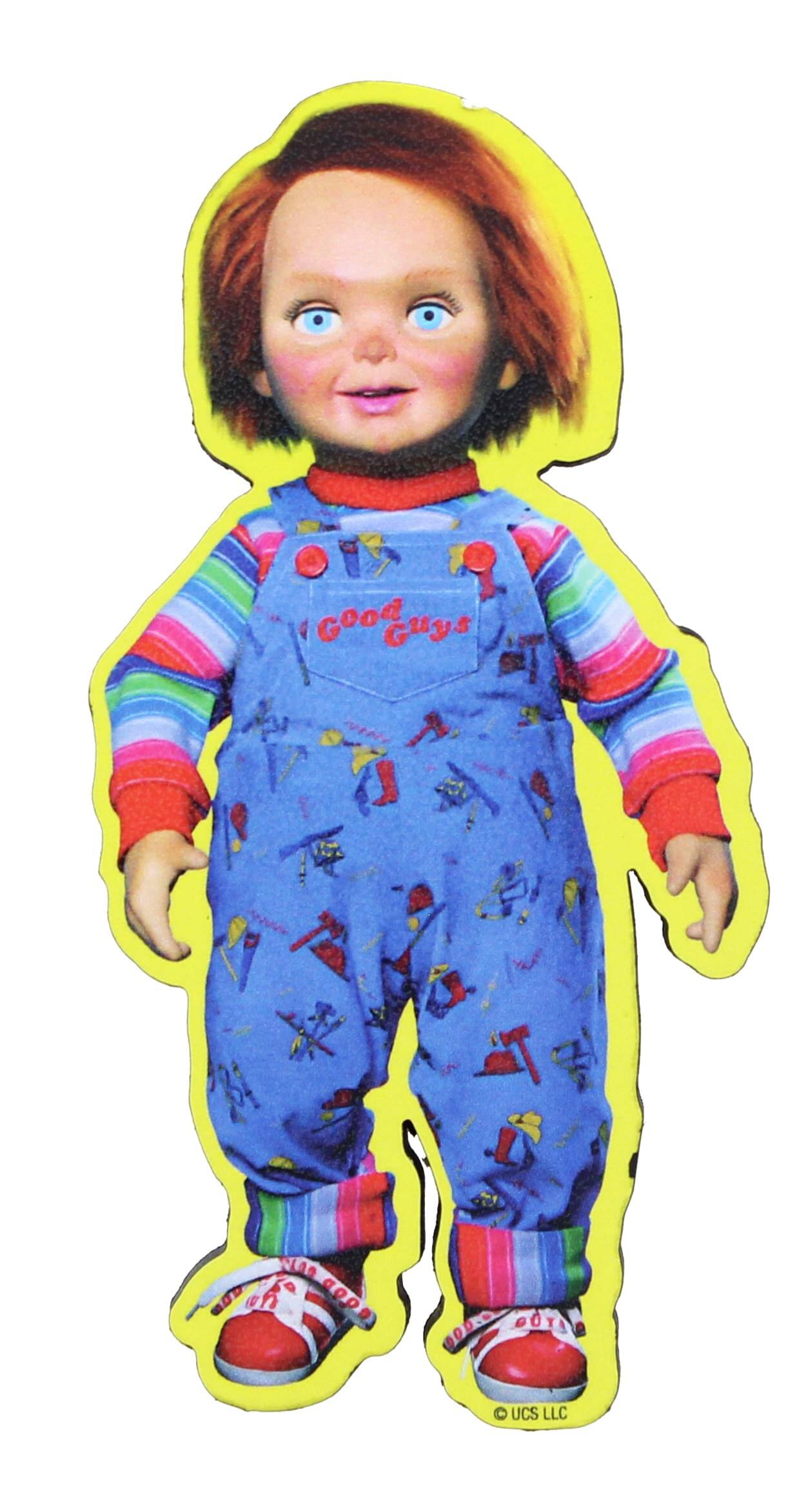 NMR Distribution - Childs Play Chucky Doll Funky Chunky Magnet - Yellow