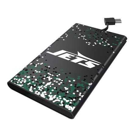 Front. Keyscaper - 5000mAh Flat Powerbank - Black.