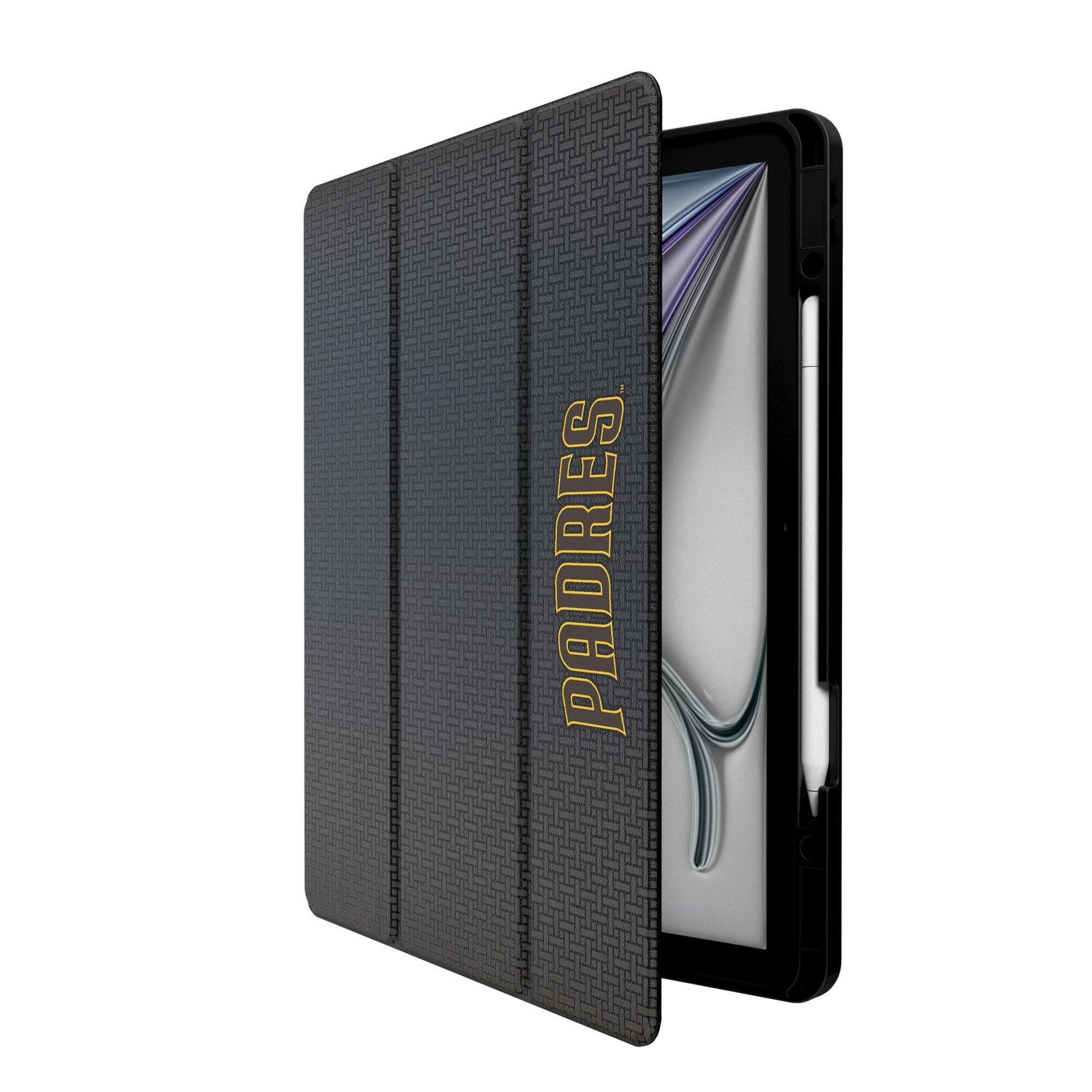 Alt View 1. Keyscaper - San Diego Padres iPad Case - 13in Air M2 - Black.