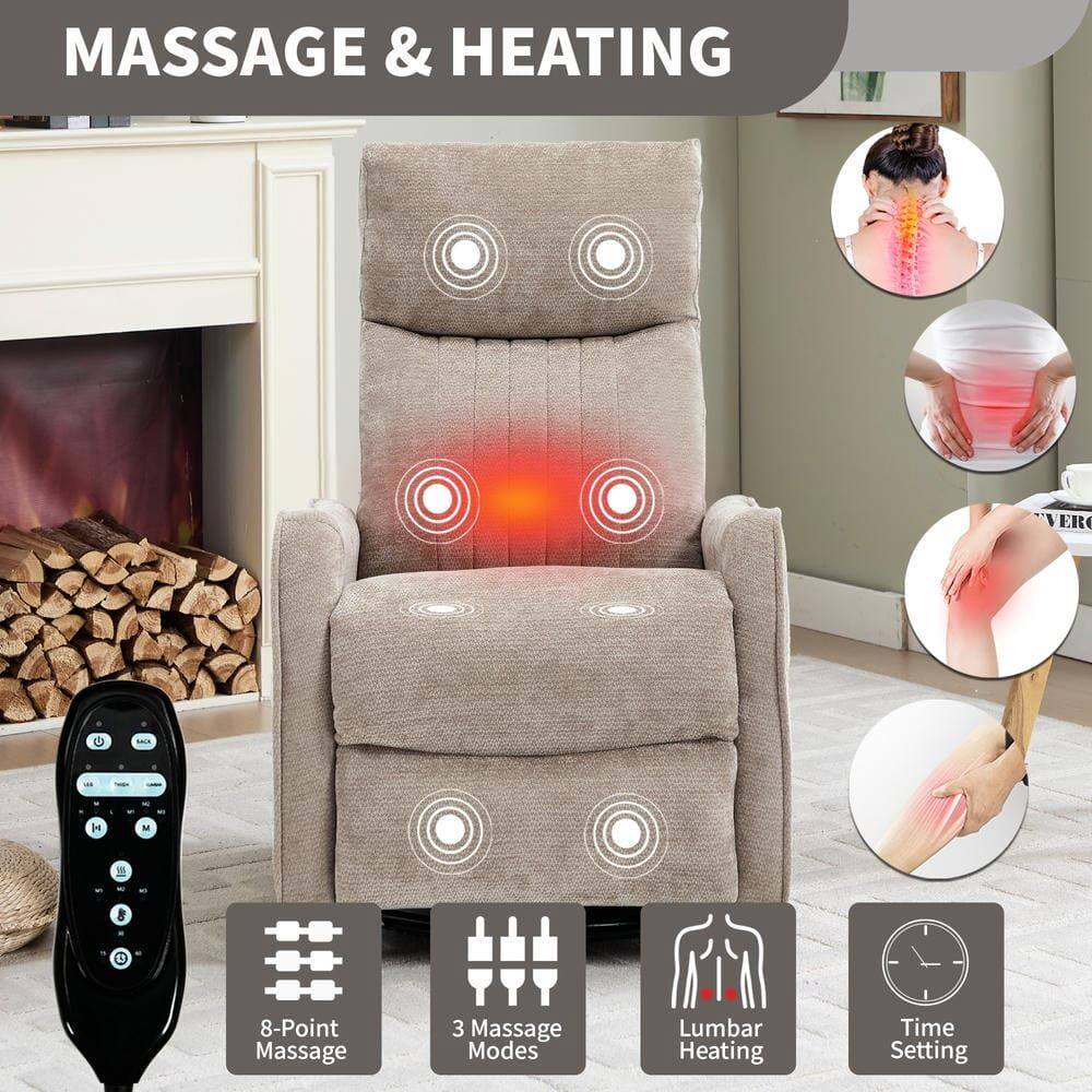 MASSAGE & HEATING

- 8-Point Massage
- 3 Massage Modes
- Lumbar Heating
- Time Setting