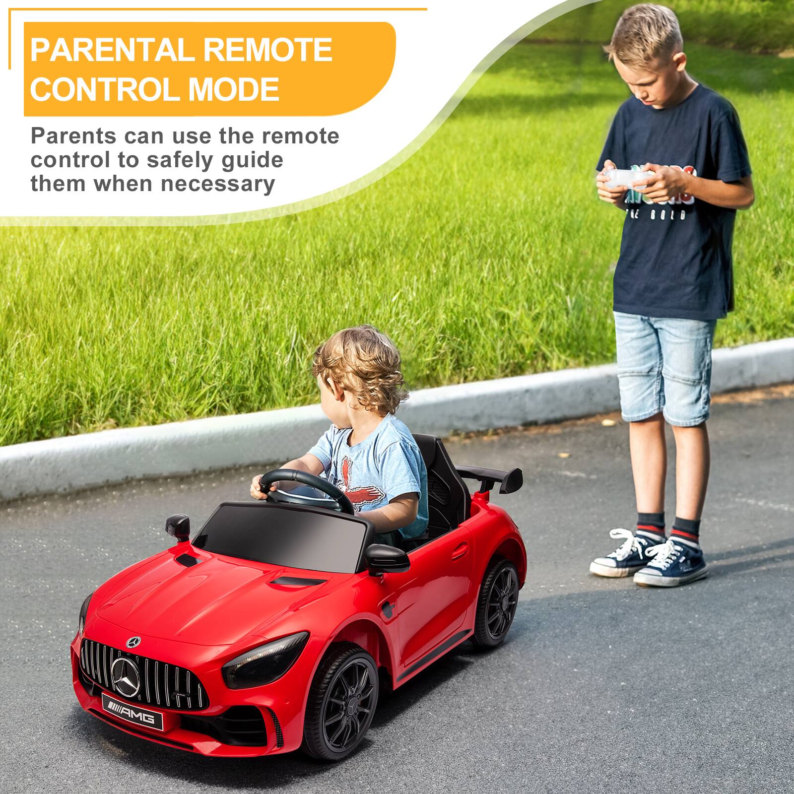 PARENTAL REMOTE CONTROL MODE  
Parents can use the remote control to safely guide them when necessary