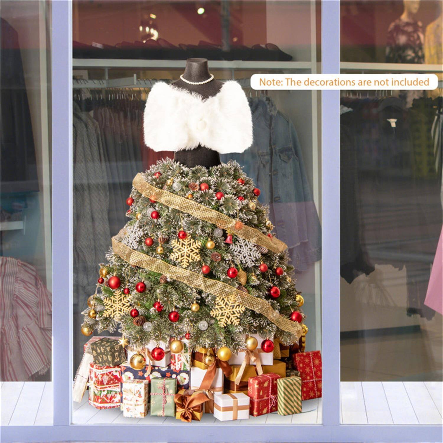 Note: The decorations are not included