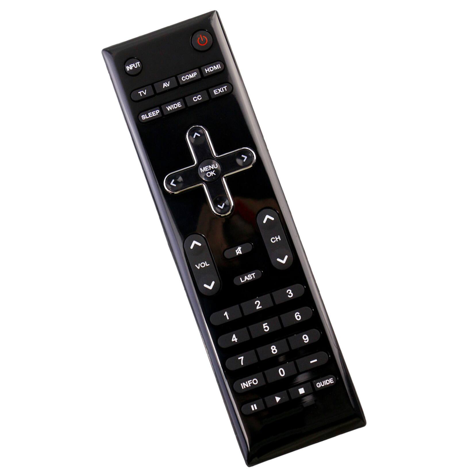 INPUT HDMI COMP AV TV EXIT CC WIDE SLEEP MENU OK > VOL CH A LAST 3 2 1 6 5 4 9 8 7 - 0 INFO GUIDE