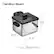 Hamilton Beach
21 Cup Deep Fryer
Dimensions:
- Height: 10.3"
- Width: 24.5"
- Depth: 15.5"