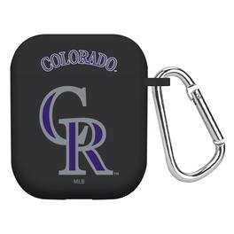 Artinian - Colorado Rockies AirPods Case Cover - Black