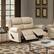 Alt View 12. ProLounger - Di'Onna Rolled Arm Distressed Faux Leather 2 Seat Wall Hugger Recliner Loveseat - Latte Tan.