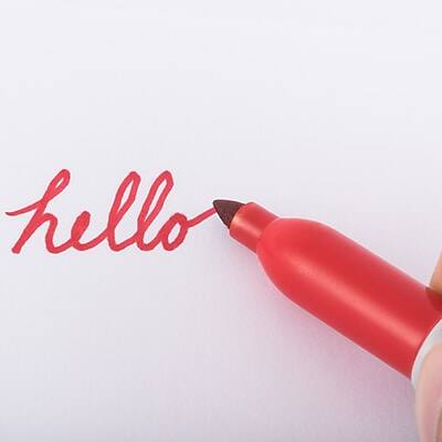 Alt View 8. Sharpie - Permanent Markers, Fine Tip, 36/Pack - Red.