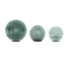 BreeBe - LED Pine Tree Globe (Set of 3) - Green