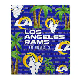 Pegasus - Los Angeles Rams 60'' x 70'' Hometown Logo Fleece Blanket - Multicolor