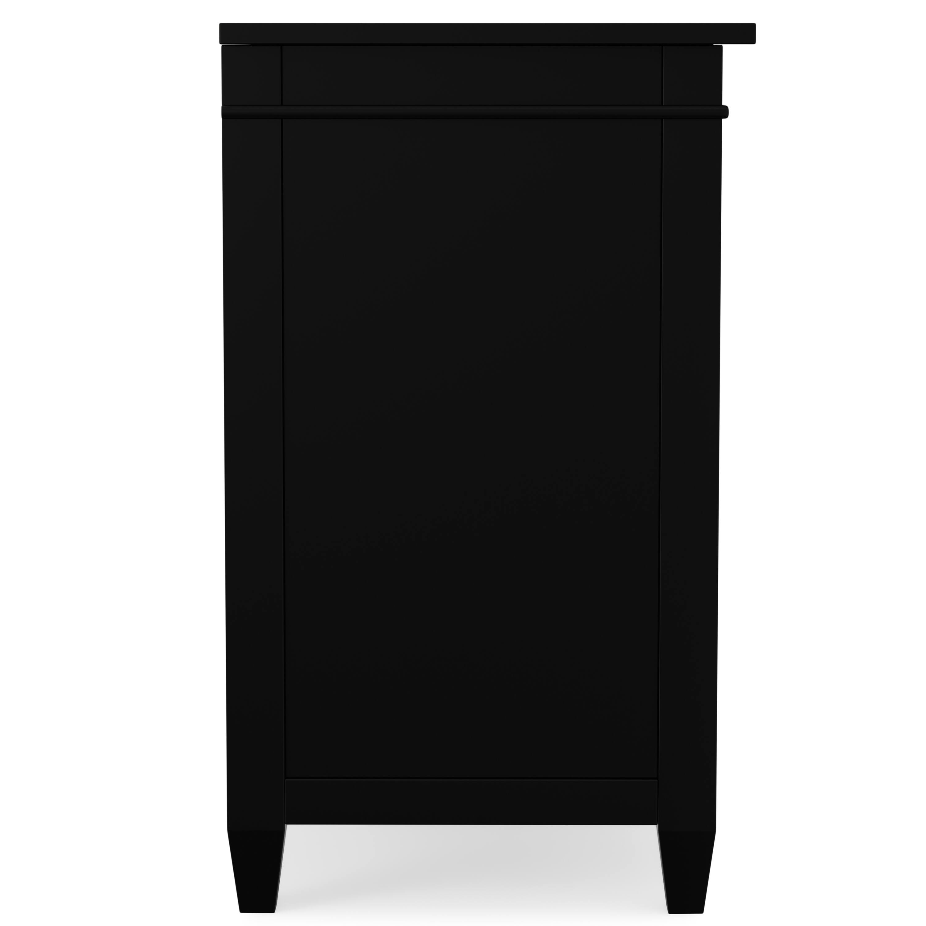 Alt View 1. Simpli Home - Carlton TV Media Stand - Black.