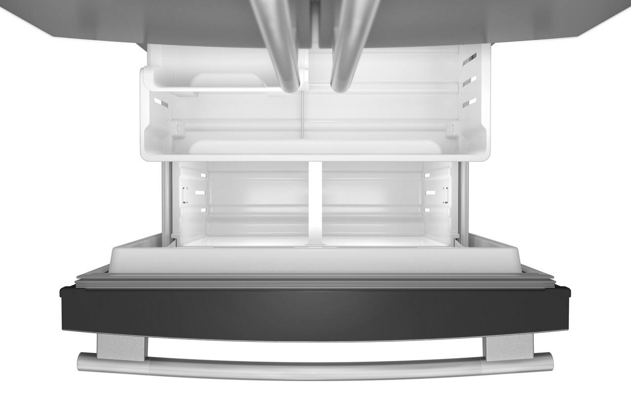 Alt View 7. KitchenAid - 20 Cu. Ft. French Door Refrigerator with PrintShield Finish and Interior Dispense - PrintShield Stainless.