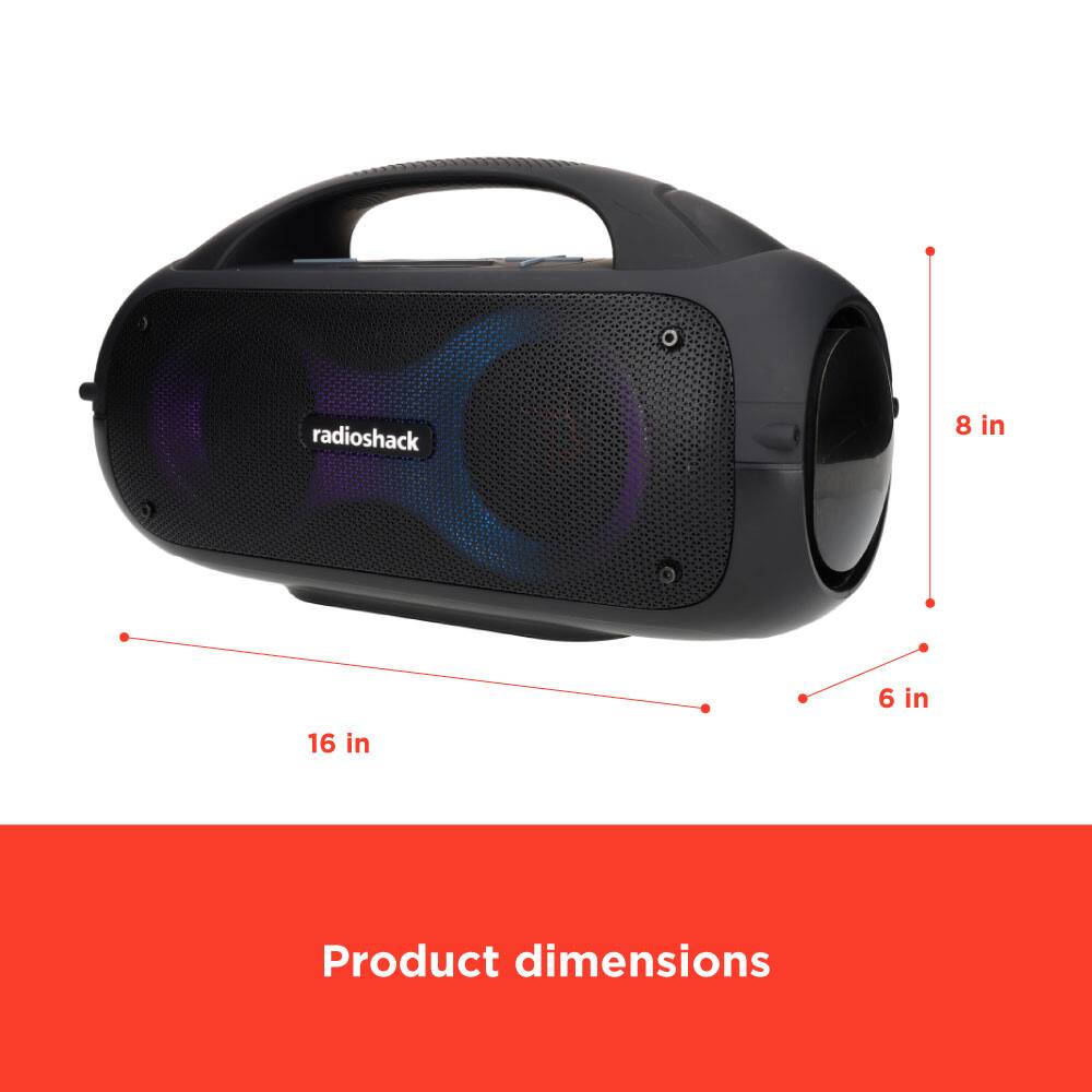 radioshack  
8 in  
6 in  
16 in  

Product dimensions