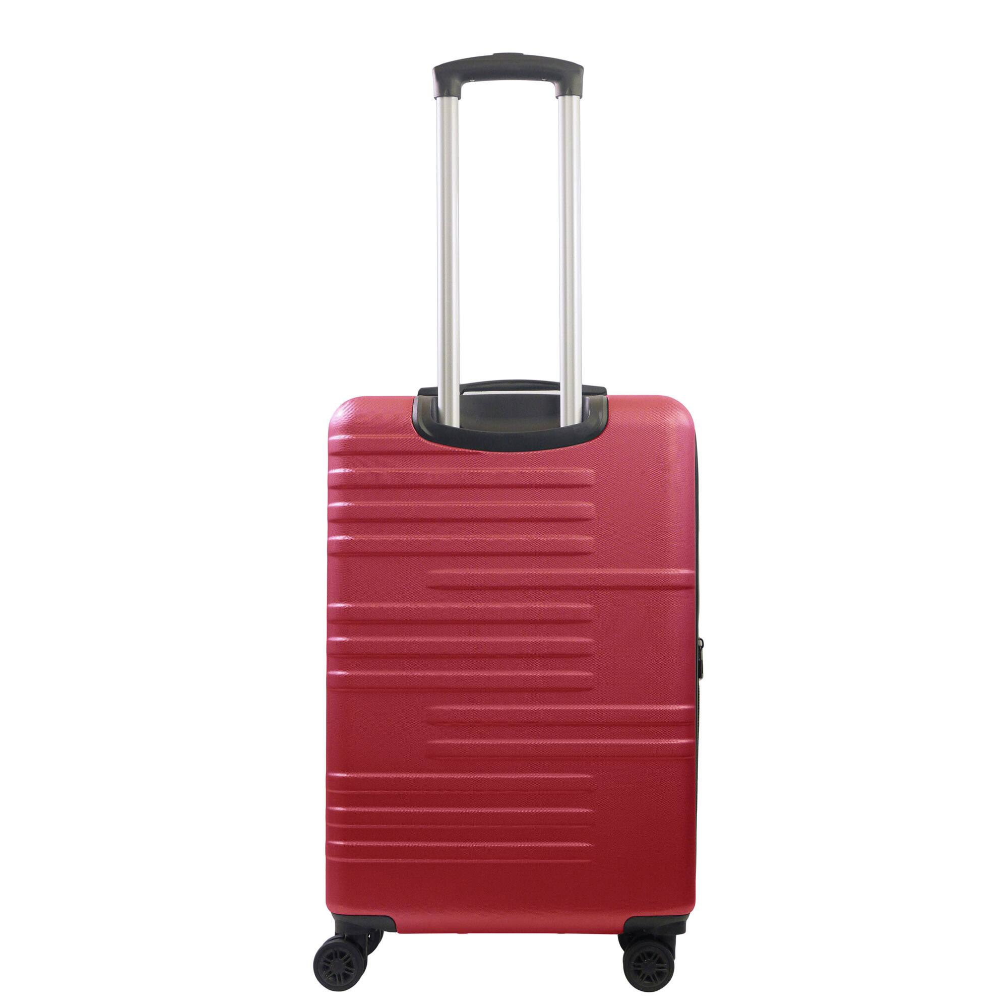 Back. American Dreamliner - 26.5" Hardside Luggage with Expansion - RED.