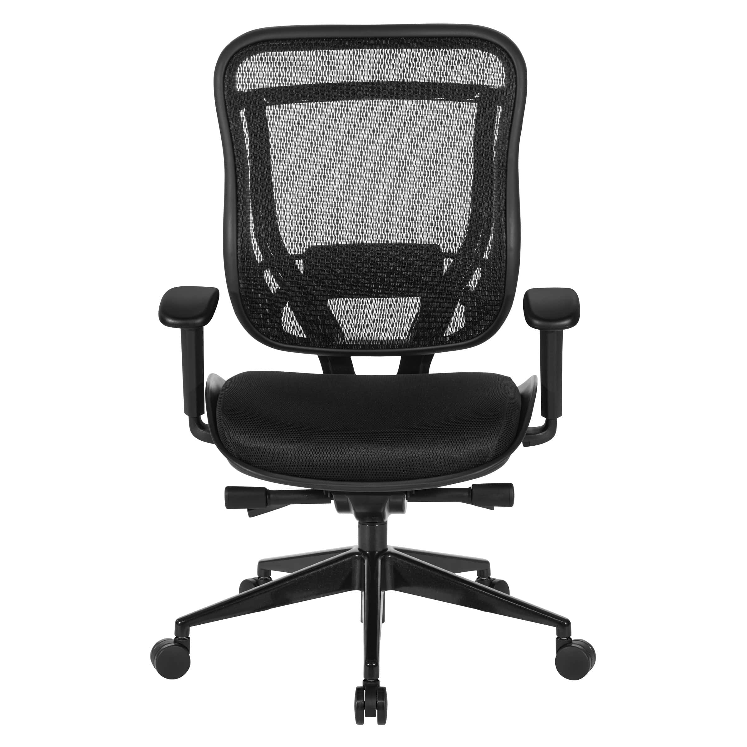 Office Star Products - Executive High Back Chair - Black