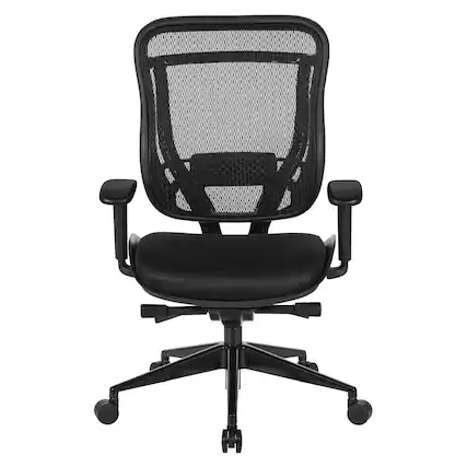 Front. Office Star Products - Executive High Back Chair - Black.