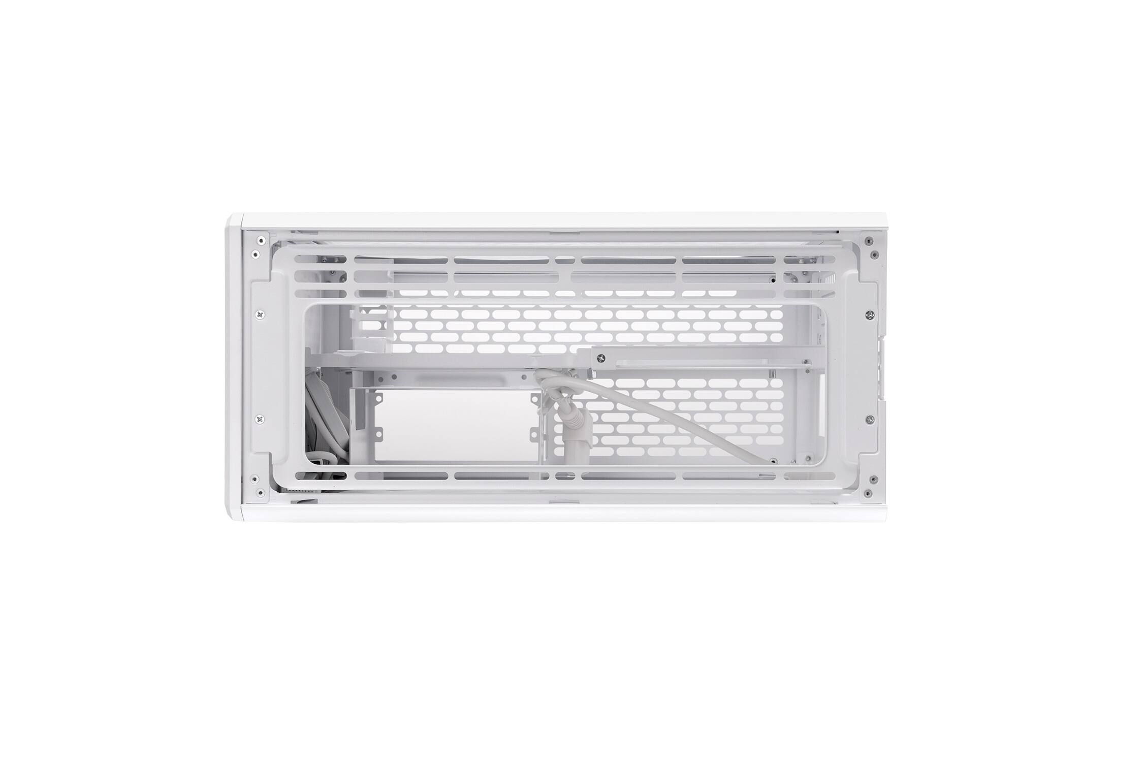 Alt View 8. Thermaltake - TR100 SFF mITX Mini Tower PC Case with PCIe 4.0 Riser Cable Included - Snow.