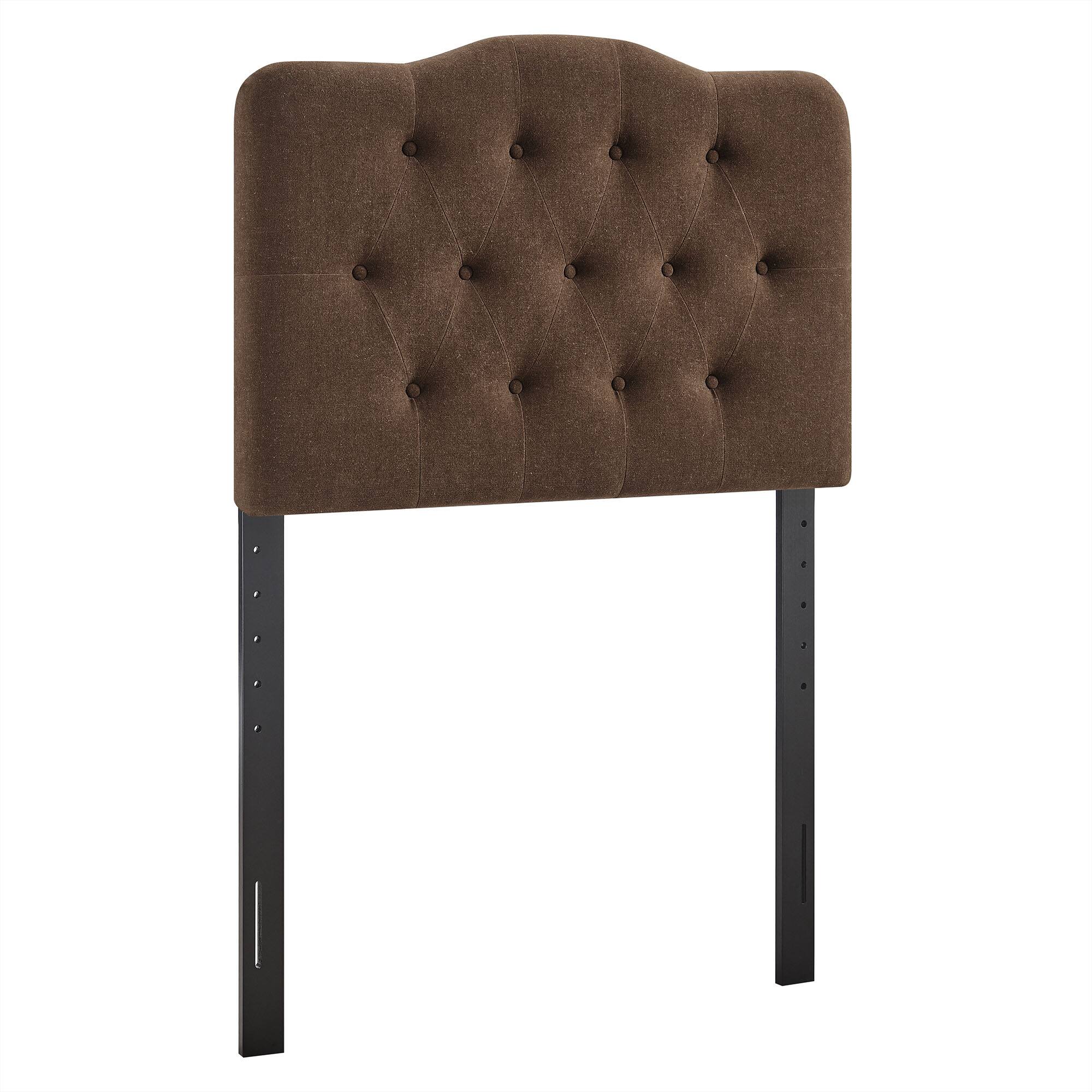 Angle. Modway - Annabel Upholstered Headboard by Modway - Cocoa.