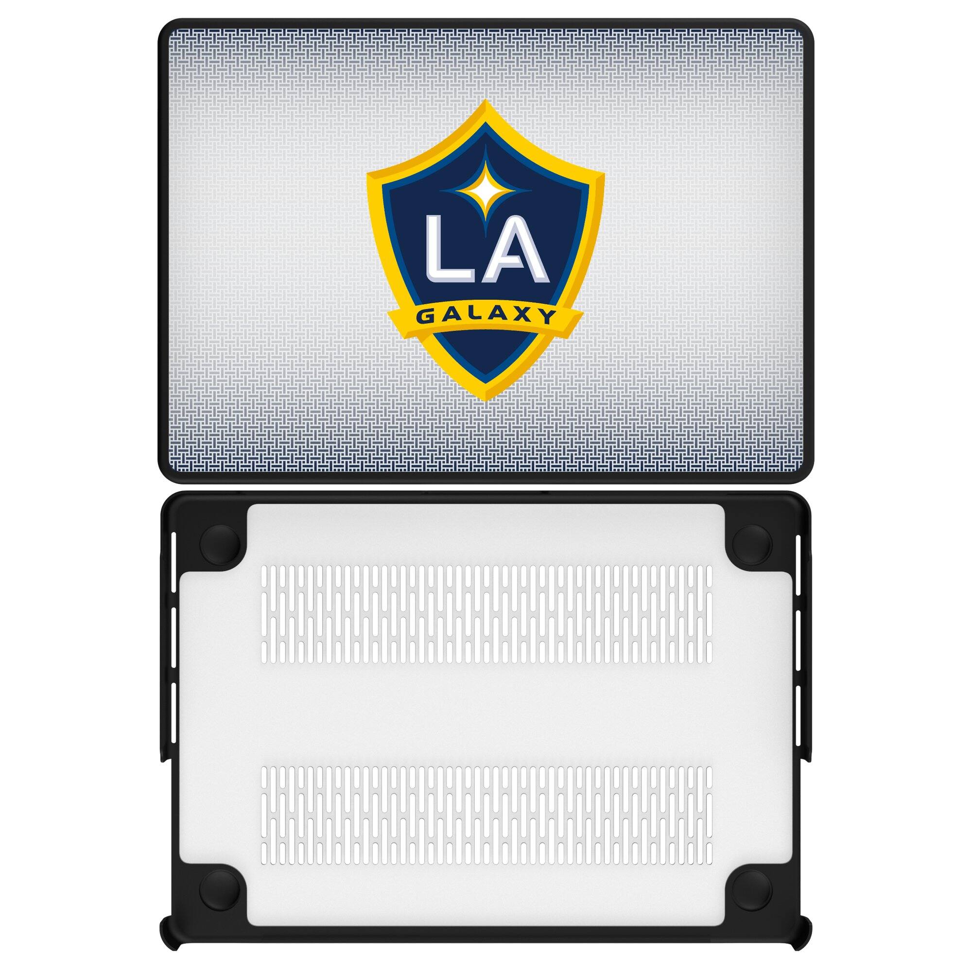 Front. Keyscaper - LA Galaxy Linen MacBook Case - Pro 14 in - Multicolor.