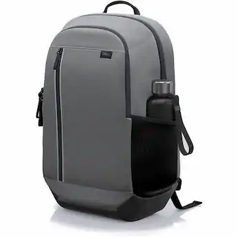 buy dell laptop backpack GM-BP-BK-17-19 17" (Black, Grey, Red) With multiple compartments Dell Black/orange Adventure Backpack 17"