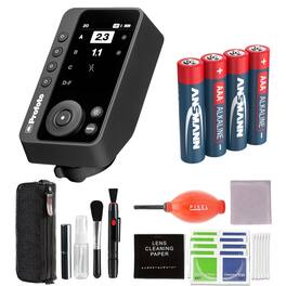 Profoto - Connect Pro Remote for Nikon Bundle with 4 Pack AAA Battery, Blower and Additional Accessories - Black