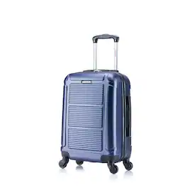 InUSA - Pilot lightweight hardside spinner luggage 20" carry-on - NAVY BLUE