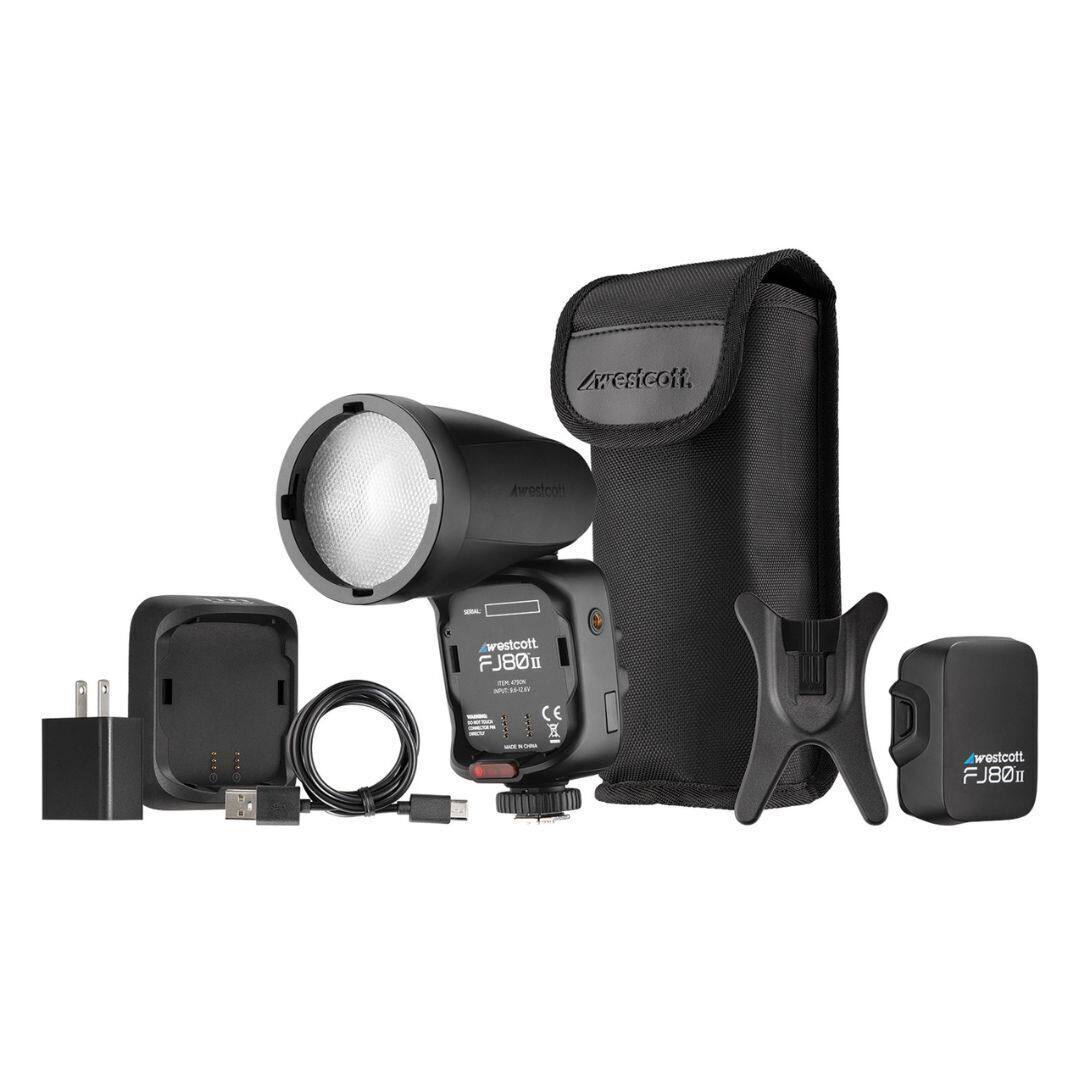 Westcott - FJ80 II M Universal Touchscreen 80Ws Speedlight with Multi-Brand Camera Mount