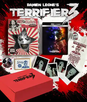 Front. Terrifier 3 (Limited Edition) - 4K Blu-Ray.