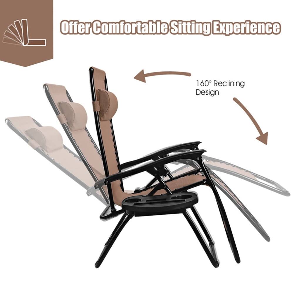 Offer Comfortable Sitting Experience  
160° Reclining Design