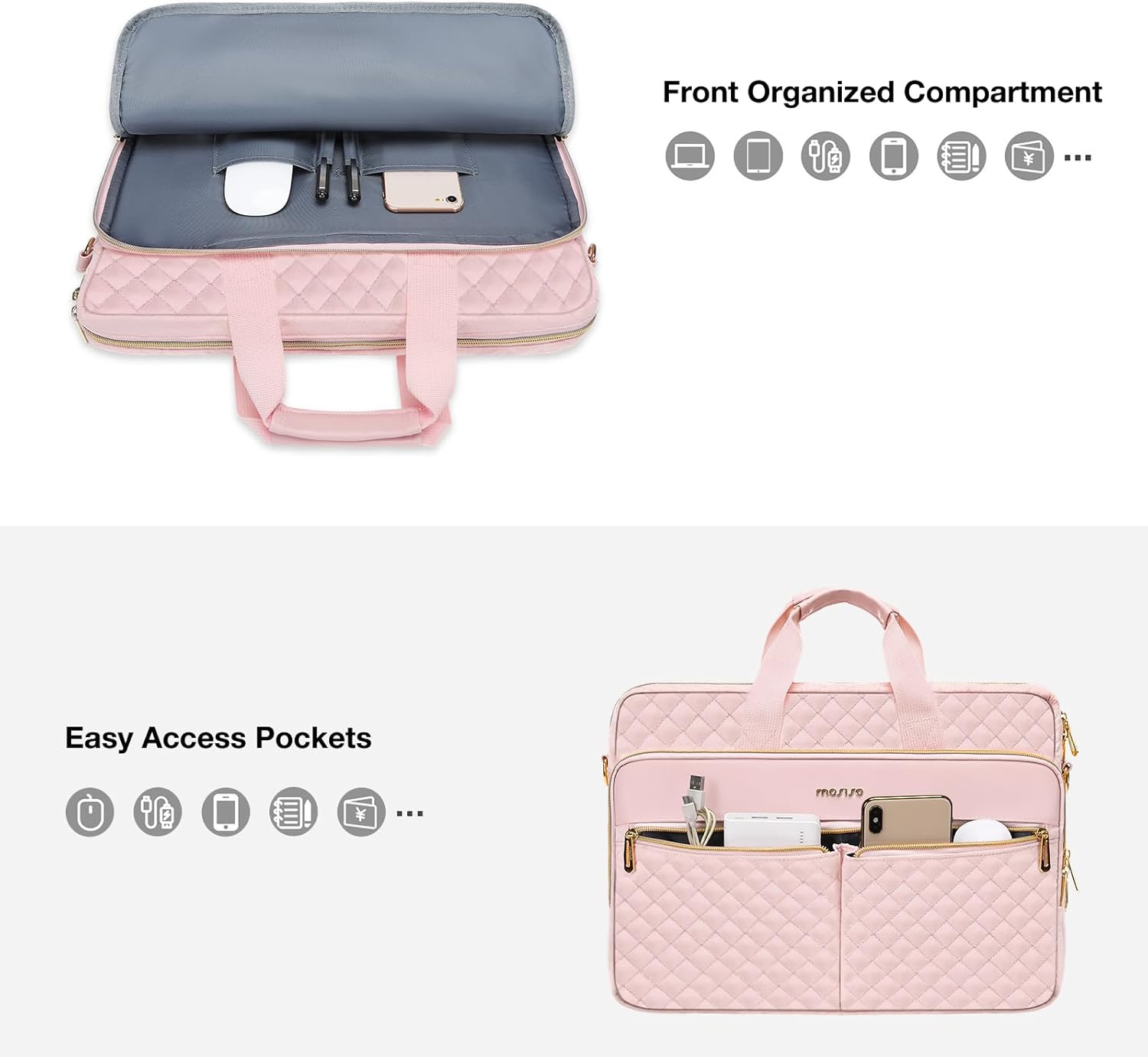 Front Organized Compartment

Easy Access Pockets