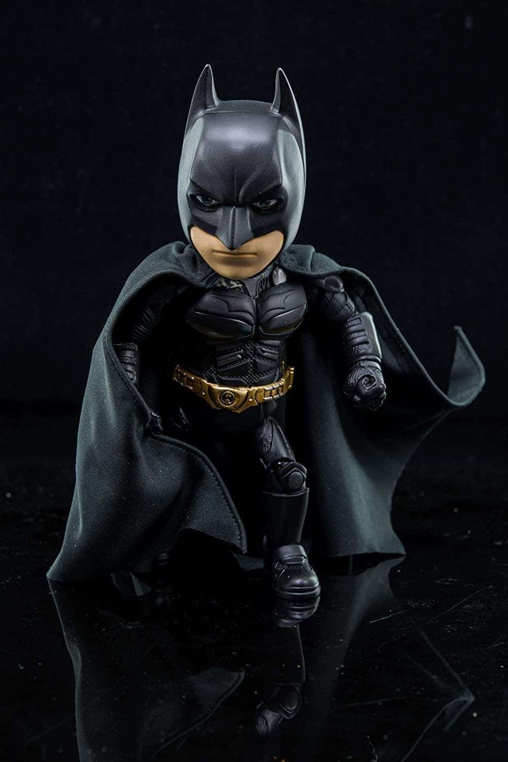 Alt View 10. DC Universe - DC Comics Hybrid Metal Figuration Action Figure | Dark Knight Rises Batman - Black.