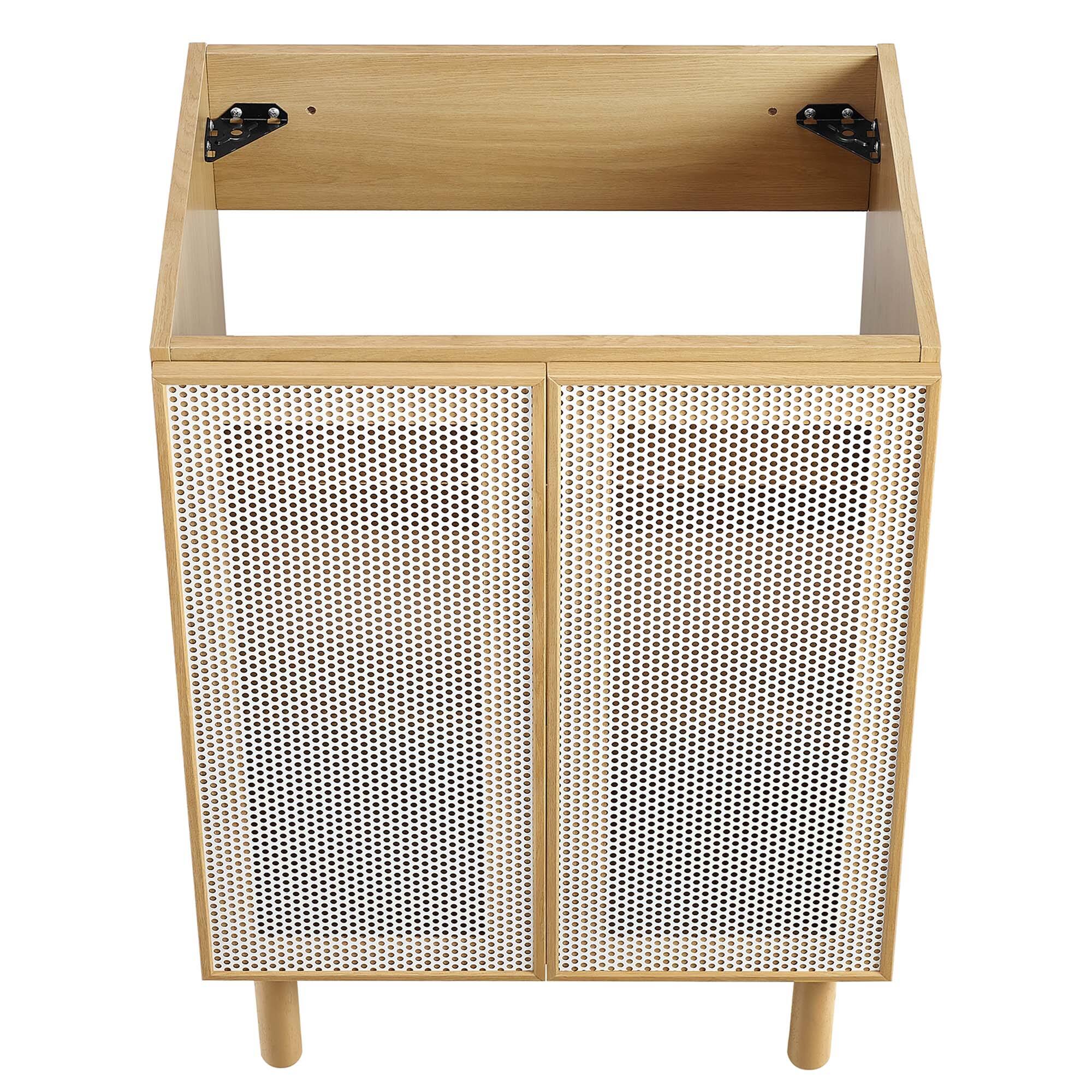 Alt View 2. Modway - Calla Bathroom Cabinet Basin Not Included by Modway - Oak.