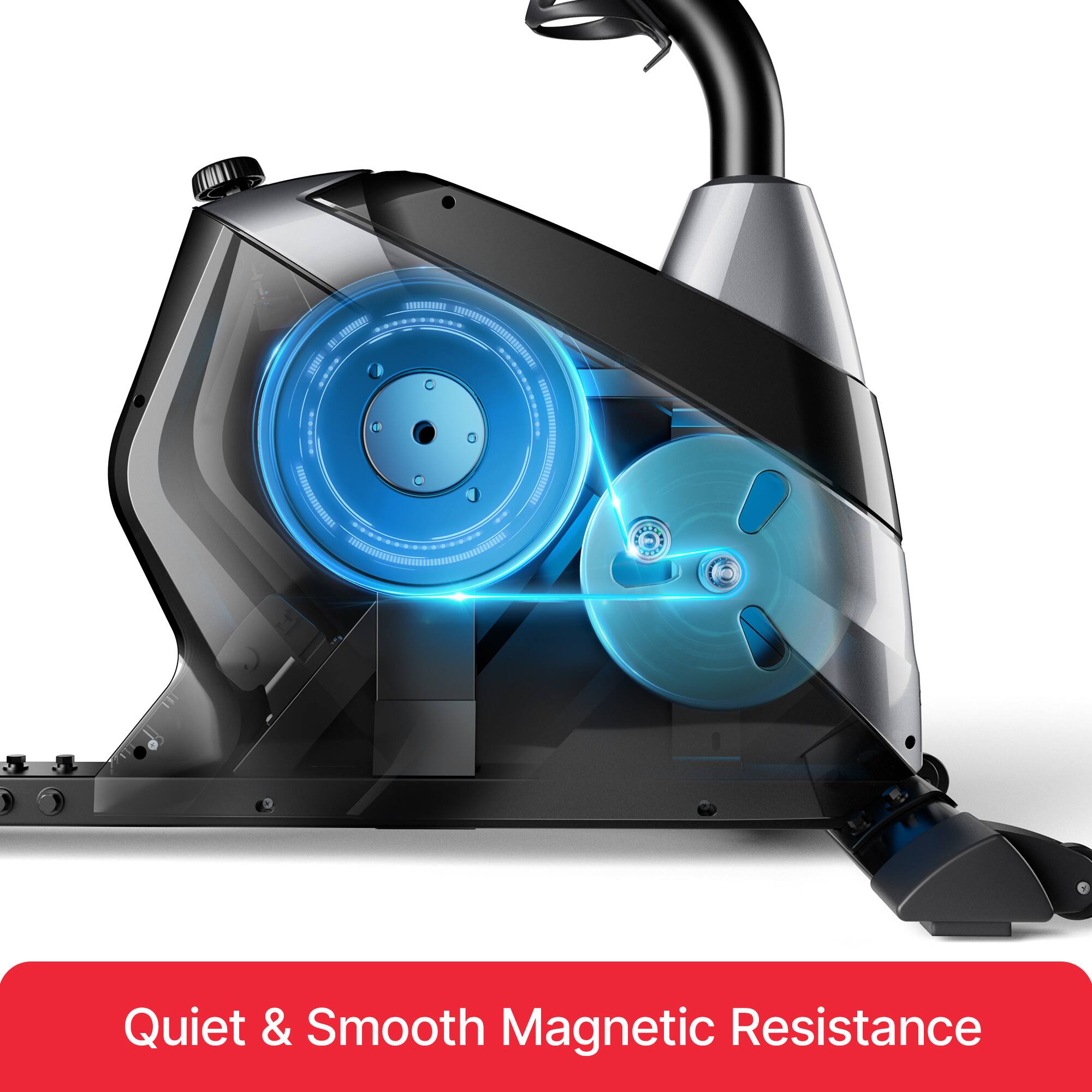 "Quiet & Smooth Magnetic Resistance"