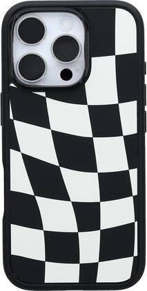 OtterBox - iPhone 16 Pro Symmetry Series Case with MagSafe - Solid Plastic Design - Wavy Charcoal