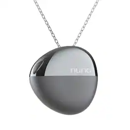 Nuna - Pendant Emotion Tracking Necklace with Mood Visualization, Auo-Journaling and Meditation Support - Black - (2025)