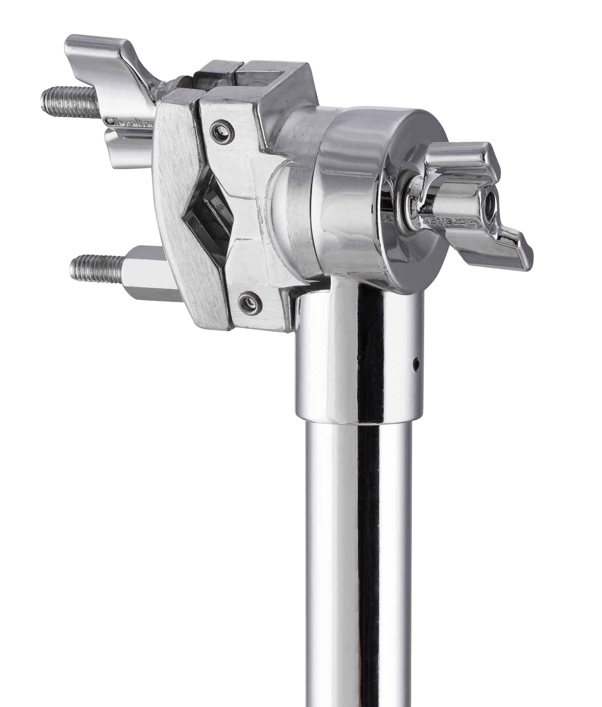 Left. Gibraltar Hardware - Double Braced Electronics Module Stand, Heavy Duty and Height Adjustable, Drum Accessories Hardware and Parts.