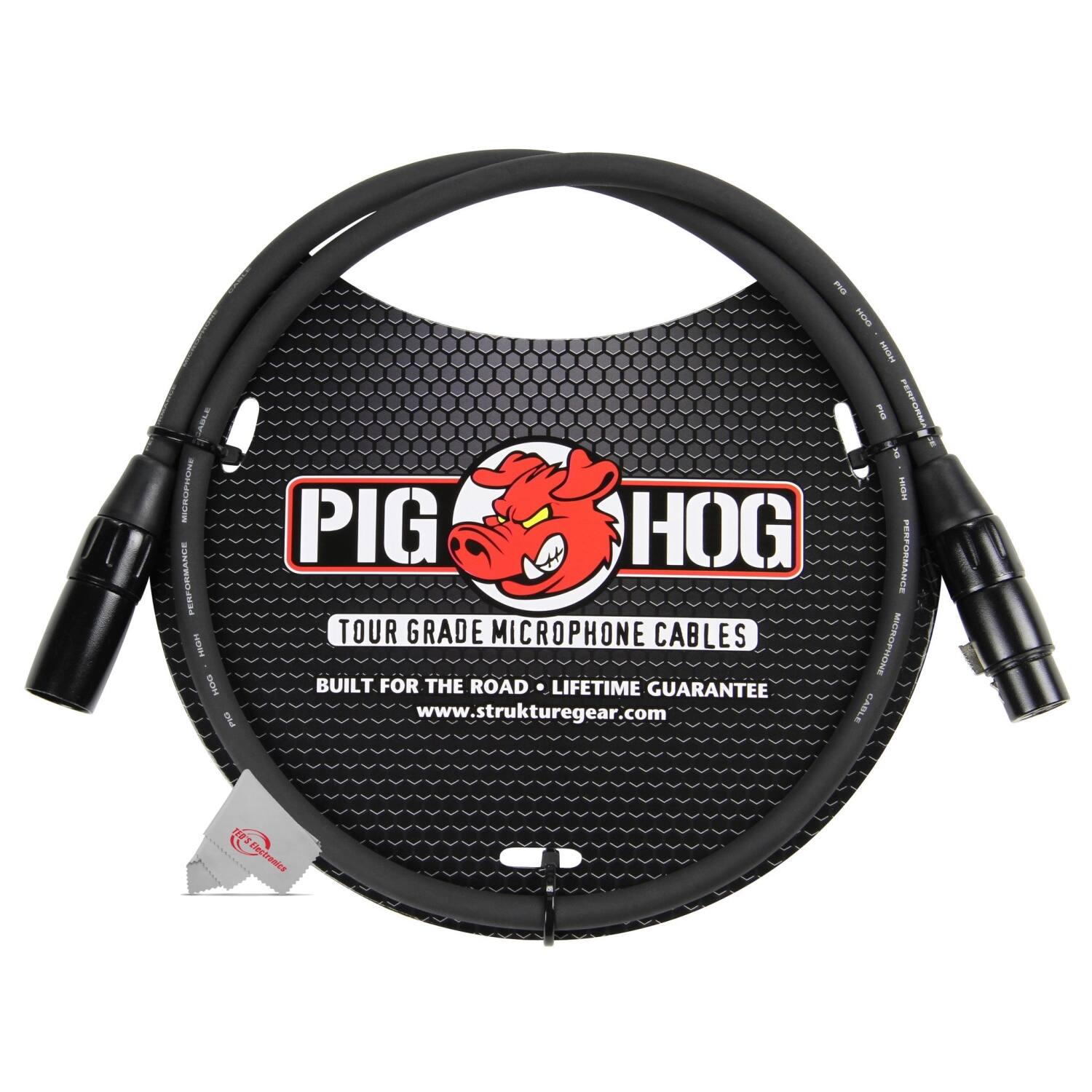 PIG HOG  
TOUR GRADE MICROPHONE CABLES  
BUILT FOR THE ROAD  
LIFETIME GUARANTEE  
www.strukturegear.com
