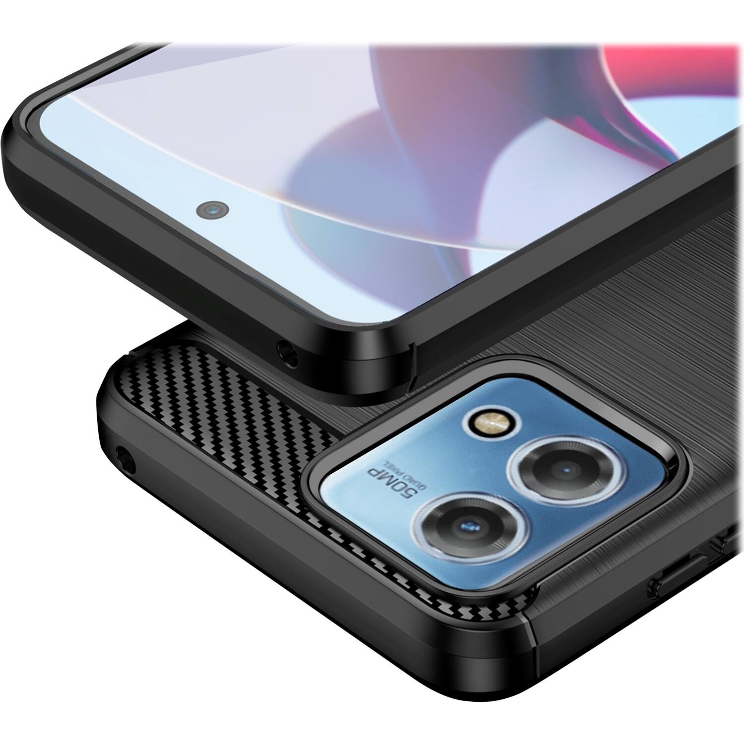 Alt View 22. SaharaCase - Anti-Slip Series Case for Motorola G Stylus 5G (2023) - Black.