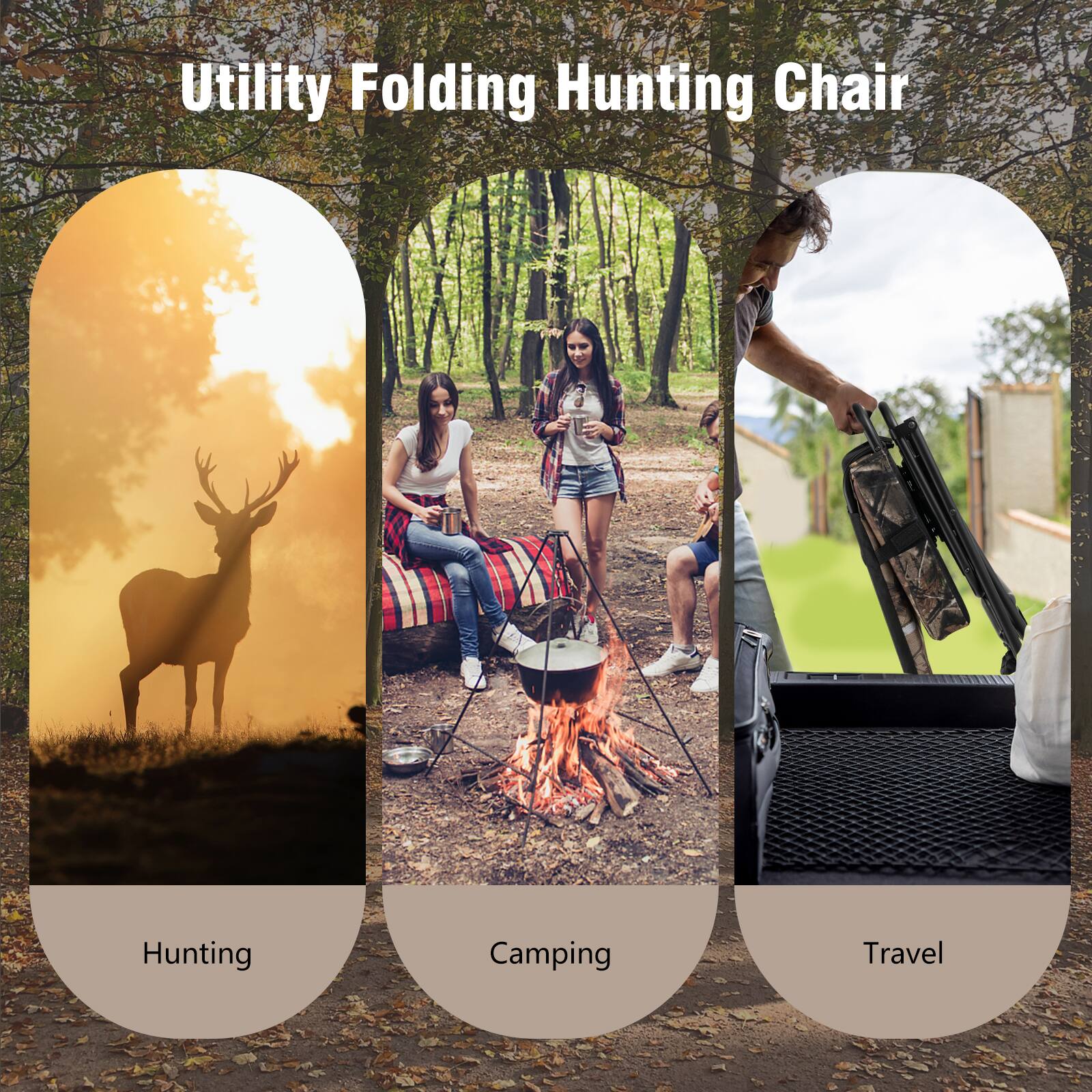 Utility Folding Hunting Chair

Hunting  
Camping  
Travel