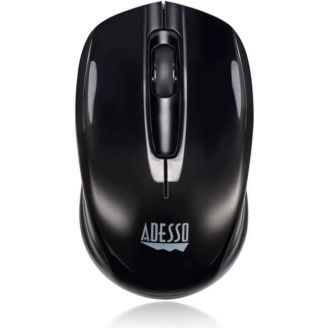 Front. Adesso - Adesso iMouse S50 - 2.4GHz Wireless Mini Mouse - Travel Mouse - Optical - Wireless - 30 ft - Radio Frequency - 2.40 GHz - Black.