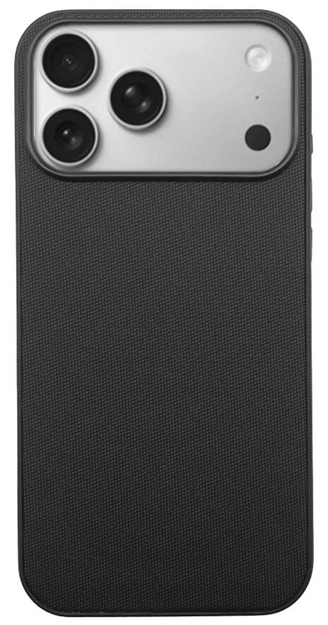 Alt View 8. Nakedcellphone - Woven Series for iPhone 17 Pro Max Case (Compatible with MagSafe) - Black.
