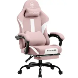 GTPlayer - GT905 Adjustable Gaming Chair with Breathable Fabric - Pink